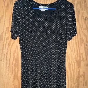 Black and white dress